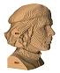 3d конструктор че гевара che guevara (сборный бюст)