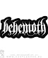 нашивка на спину behemoth (лого, вышивка)