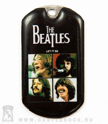 жетон цветной beatles "let it be"