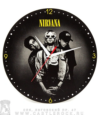 часы настенные nirvana (группа)