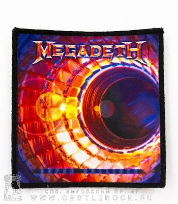 нашивка megadeth "super collider"