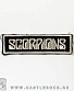 нашивка scorpions (лого серебристое, вышивка)