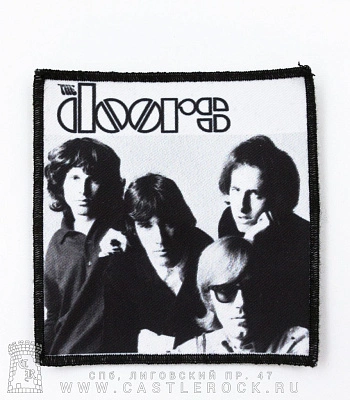 нашивка doors (группа, ч/б)