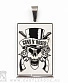подвес guns'n'roses (череп, жетон)