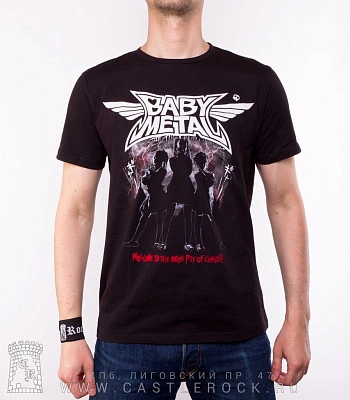футболка babymetal "welcome to the mosh pit of chaos"