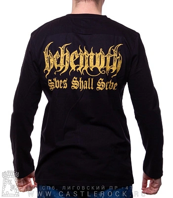 футболка behemoth "slaves shall serve" д/р