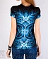 женская футболка морозный узор (полноформат, светится)