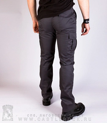 брюки scum серые