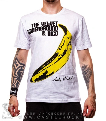 футболка velvet underground "the velvet underground & nico" (белая)