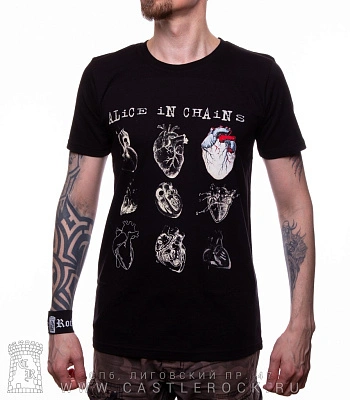 футболка alice in chains "black gives way to blue"