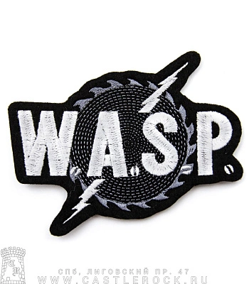 нашивка w.a.s.p. (лого, вышивка)