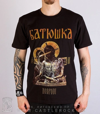 футболка batushka батюшка "hospodi"