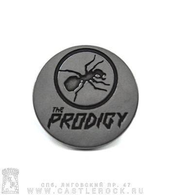 значок цанга рельефный prodigy (лого)
