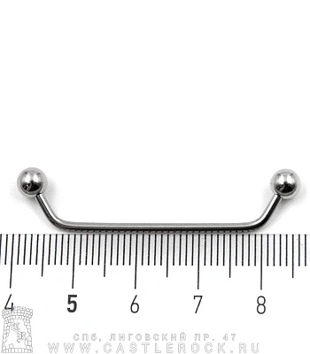Штанга Индастриал U-Образная Сталь с Шариками 1,6 х 37 х 5/5