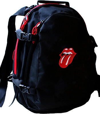 рюкзак с вышивкой rolling stones