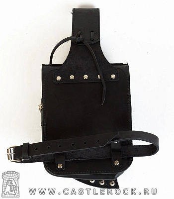сумка на бедро кинжал (прострочка черная)