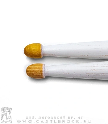 барабанные палочки hun premium qi 5a (белые) деревянные наконечники