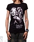 женская футболка marilyn monroe santa muerte "smile now cry later"
