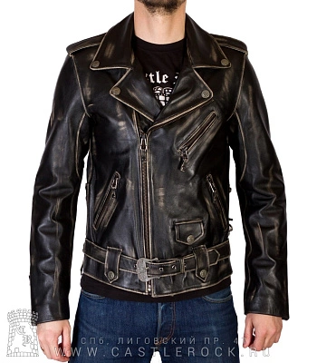 косуха castle rock классическая (искусственное старение, толстая кожа)