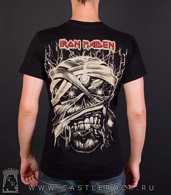 футболка iron maiden (мумия) total