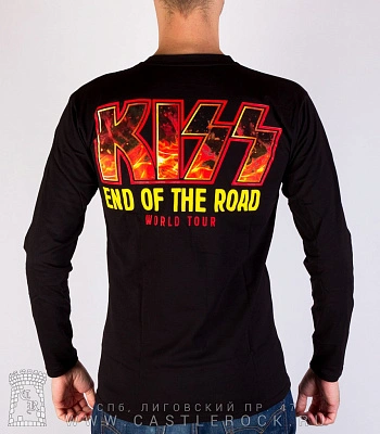 футболка kiss "end of the road. world tour" д/р