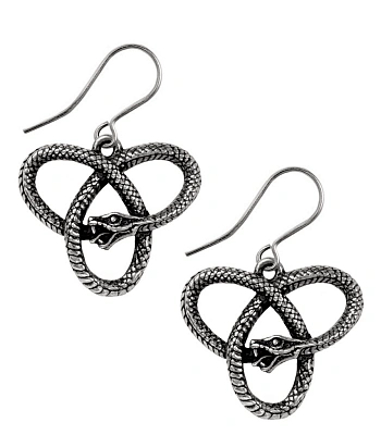 серьги alchemy gothic (алхимия готик) e460 eve's triquetra
