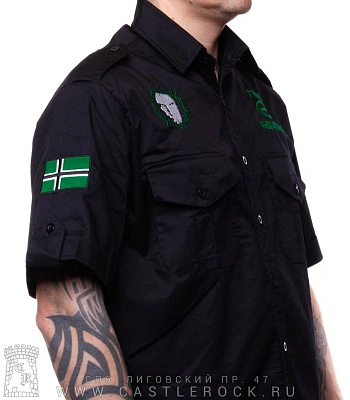 рубашка с коротким рукавом type o negative (вышивка)