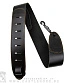 ремень для гитары кожаный черный lsgl5