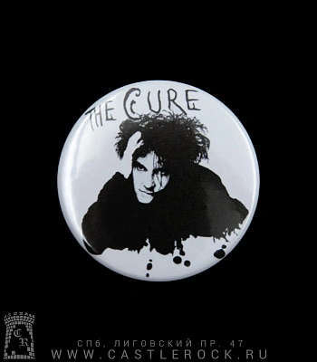 значок cure robert smith