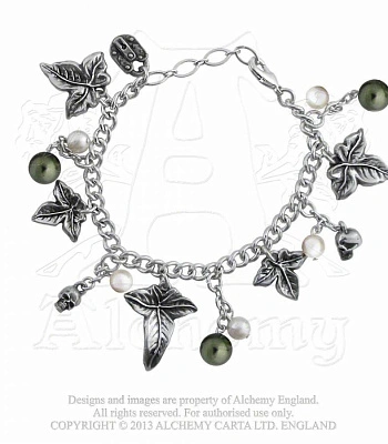 браслет alchemy gothic (алхимия готик) a94 poison lvy charm