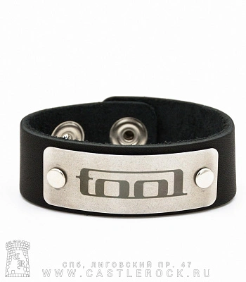 браслет кожаный tool (широкий)