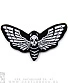 нашивка мотылек мертвая голова (вышивка)