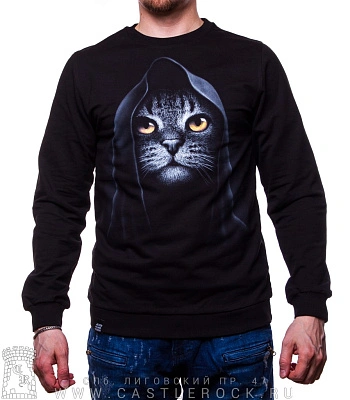 свитшот кот ассасин (светится)