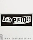 нашивка sex pistols (лого, принт белый)