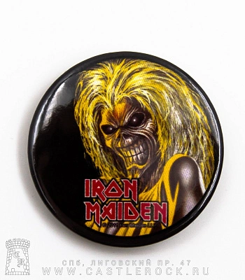 значок iron maiden "killers"