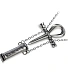 подвес alchemy gothic (алхимия готик) p221 ankh of the dead