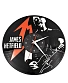 часы настенные винил metallica james hetfield