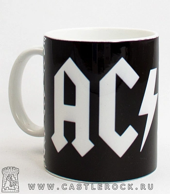 кружка ac/dc (лого ч/б)