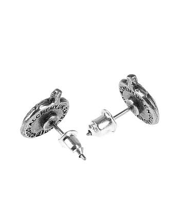 серьги alchemy gothic (алхимия готик) e450 pumpkin skull