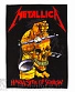 нашивка на спину metallica "harvester of sorrow" (яркий принт)