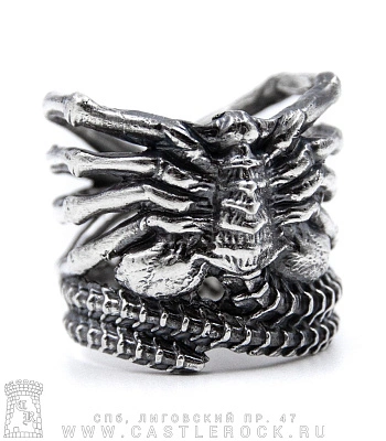 кольцо ксеноморф лицехват "чужой"