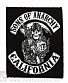 нашивка sons of anarchy "california"