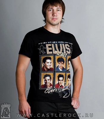 футболка elvis presley "swing out and sound off with"