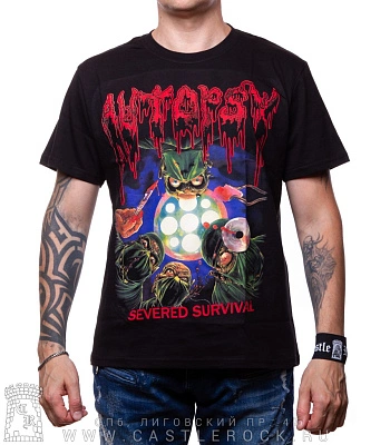 футболка autopsy "severed survival"
