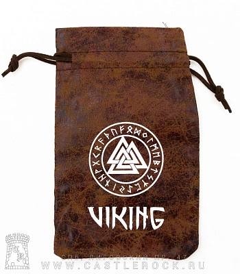 мешочек викинг "viking" (валькнут в руническом круге)