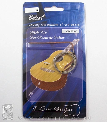 пьезодатчик (звукосниматель) под порожек д/ак. гитары omega-2, belcat