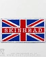 нашивка термо флаг великобритании "skinhead" (вышивка)