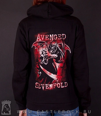 балахон на молнии avenged sevenfold