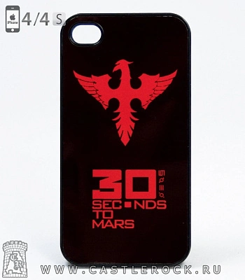 чехол для iphone 30 seconds to mars (феникс)