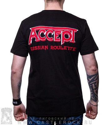футболка accept "russian roulette"